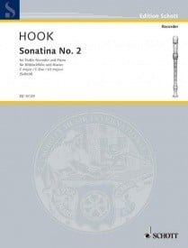 Hook: Sonatina No. 2 in C for Treble Recorder published by Schott