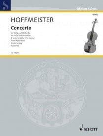 Hoffmeister: Concerto in Bb Major for Viola published by Schott