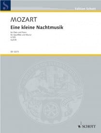 Mozart: Eine Kleine Nachtmusik K525 for Flute published by Schott