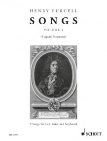 Purcell: Songs Volume 4 for Low Voice published by Schott