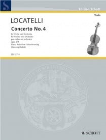 Locatelli: Concerto No 4 for Violin published by Schott