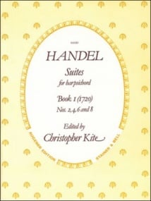 Handel: The Suites of 1720 Nos. 2, 4, 6 & 8 for Harpsichord published by Stainer & Bell