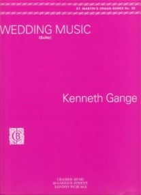 Gange: Wedding Suite for Organ published by Cramer