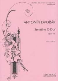 Dvorak: Sonatina in G Opus 100 for Violin published by Simrock