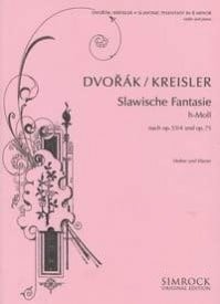 Dvorak: Slavonic Fantasy in B Minor for Violin published by Simrock