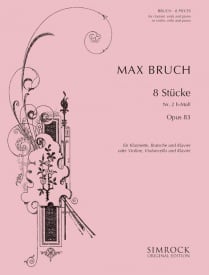 Bruch: No.2 in B minor From 8 Pieces Opus 83 published by Simrock