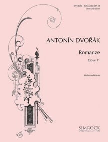 Dvorak: Romance (Romanze) in F minor Opus 11 for Violin published by Simrock