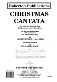 Lubeck: Christmas Cantata 2pt published by Goodmusic