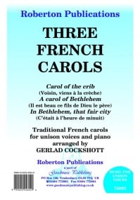 Cockshott: Three French Carols (Unison) published by Roberton