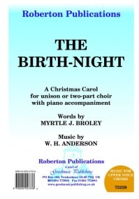 Anderson: Birth-Night Unison or 2pt published by Roberton