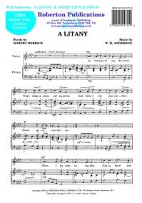 Anderson: Litany / Sleep, Little Jesus (Unison) published by Roberton
