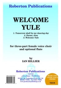 Hillier: Welcome Yule SSA published by Roberton