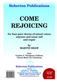 Shaw: Come Rejoicing SATB published by Roberton