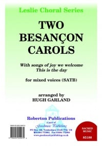 Garland: Two Besancon Carols SATB published by Goodmusic