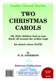 Anderson: Two Christmas Carols SATB published by Goodmusic