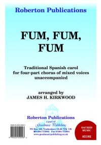 Kirkwood: Fum, Fum, Fum SATB published by Roberton