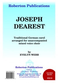 Webb: Joseph Dearest SATB published by Roberton
