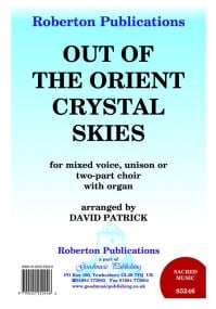 Patrick: Out Of The Orient Crystal Skies SATB published by Roberton