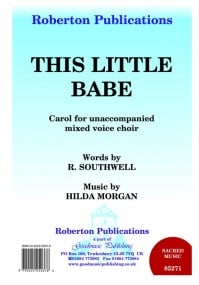 Morgan: This Little Babe SATB published by Roberton