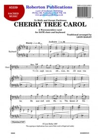Bailey: Cherry Tree Carol SATB published by Roberton