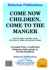 Patrick: Come Now Children SA and or TB published by Roberton