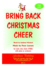 Lawson: Bring Back Christmas Cheer TTBB published by Goodmusic