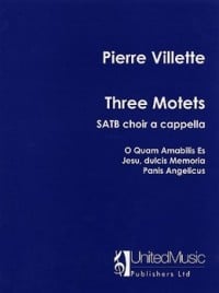 Villette: Three Motets SATB published by UMP