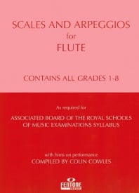 Cowles: Scales and Arpeggios Grade 1 - 8 for Flute published by Fentone
