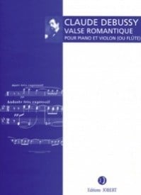 Debussy: Valse Romantique for Violin or Flute published by Jobert