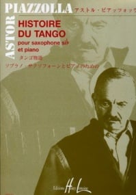 Piazzolla: Histoire Du Tango for Tenor Saxophone published by Lemoine
