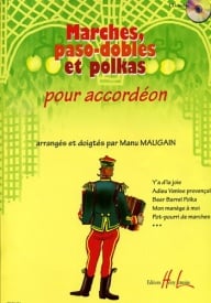 Marches, Paso-Dobles & Polkas for Accordion published by Lemoine (Book & CD)