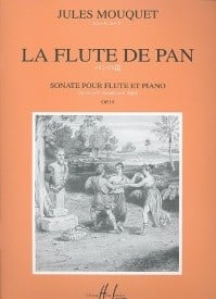 Mouquet: La Flute de Pan Sonata Opus 15 for Flute published by Lemoine