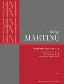 Martinu: String Quartet No 5 published by Barenreiter