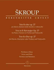 Skroup: Piano Trio in Eb Opus 27 published by Barenreiter