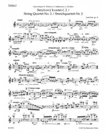 Suk: String Quartet No 2 Opus 2/31 published by Barenreiter