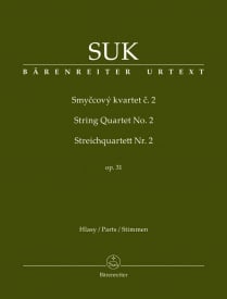 Suk: String Quartet No 2 Opus 2/31 published by Barenreiter