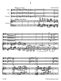 Dvorak: Piano Quartet in Eb Opus 87 published by Barenreiter