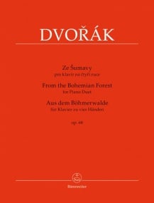 Dvorak: From the Bohemian Forest Opus 68 for Piano Duet published by Barenreiter