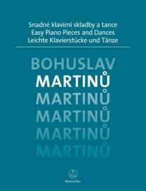 Martinu: Easy Piano Pieces and Dances published by Barenreiter