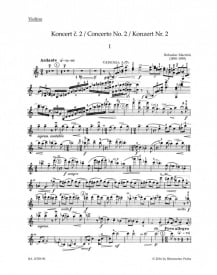 Martinu: Concerto for Violin and Orchestra no. 2 H 293 published by Barenreiter