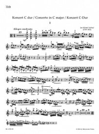 Vanhal: Concerto for Viola in C published by Barenreiter