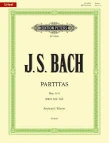 Bach: Partitas Nos. 4-6 (BWV 828-830) for Piano published by Peters