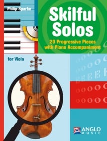 Sparke: Skilful Solos - Viola published by Anglo (Book & CD)