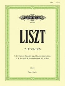 Liszt: 2 Lgendes for Piano published by Peters