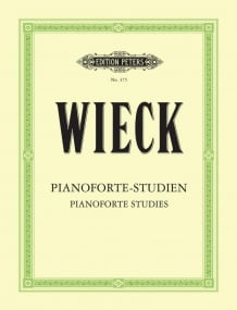 Wieck: Studies for Piano published by Peters