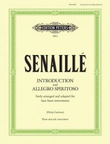 Senaille: Introduction and Allegro Spiritoso for Bass Brass published by Hinrichsen/Peters