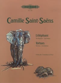 Saint-San: The Elephant / Tortoises for Cello or Double Bass published by Peters