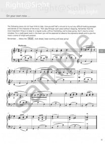 Right @ Sight Grade 7 for Piano published by Peters