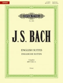 Bach: English Suites Complete (BWV 806-11) for Piano published by Peters