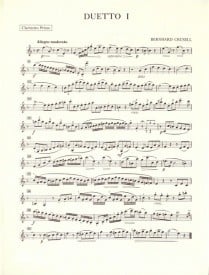 Crusell: Three Progressive Duets for Clarinet published by Peters Edition